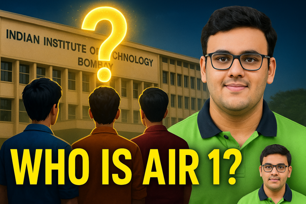 JEE Advanced 2025 Results and Toppers List: Rajit Gupta from IIT Delhi