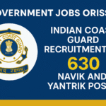 Government Jobs Orissa : Indian Coast Guard
